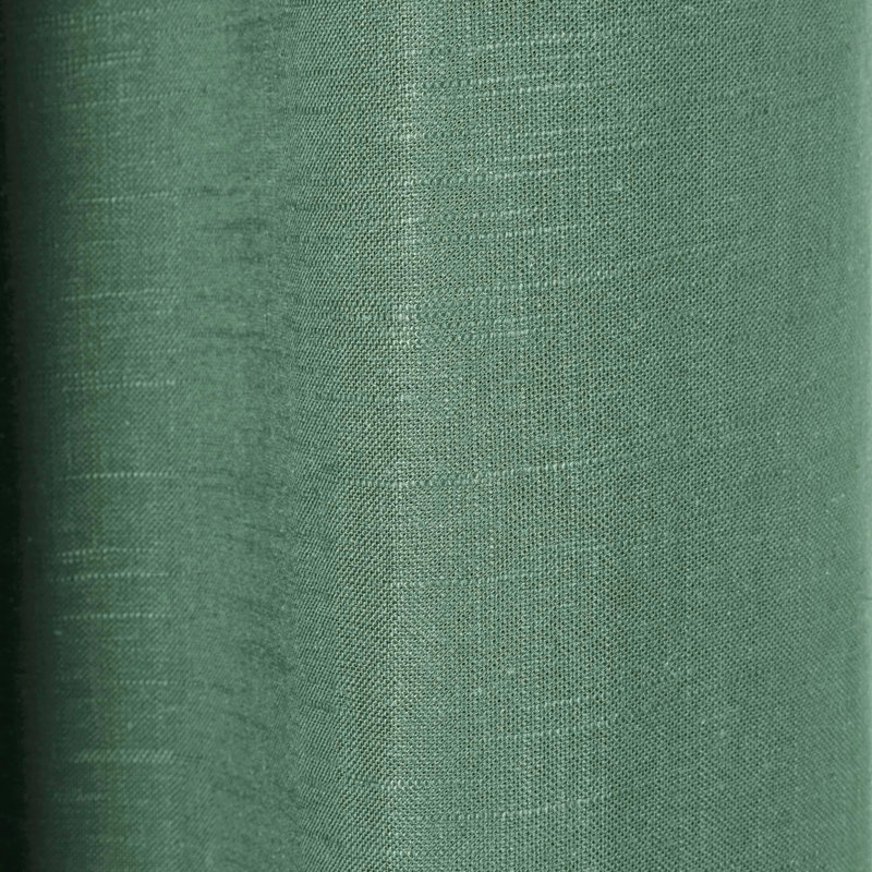 Bellavista Room Darkening Curtain Single Panel, Width 200 x Drop 280cm, Green