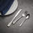 Oneida Satin Sand Dune 45 Piece Everyday Flatware Set, Service For 8