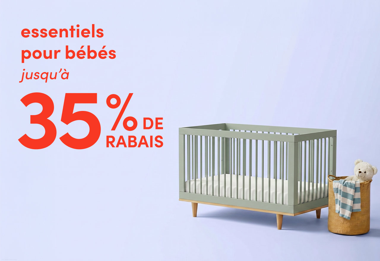 essentiels pour bébés en solde