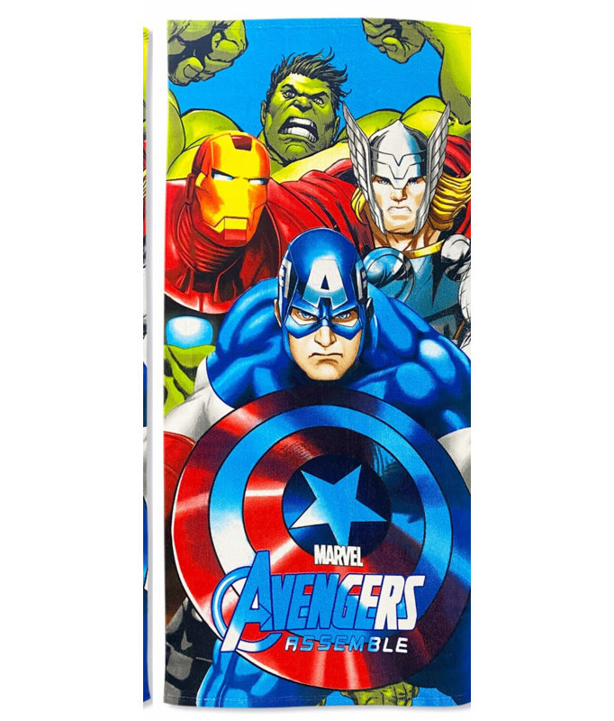 Avenger Heroes Blue & Purple Towel Collection