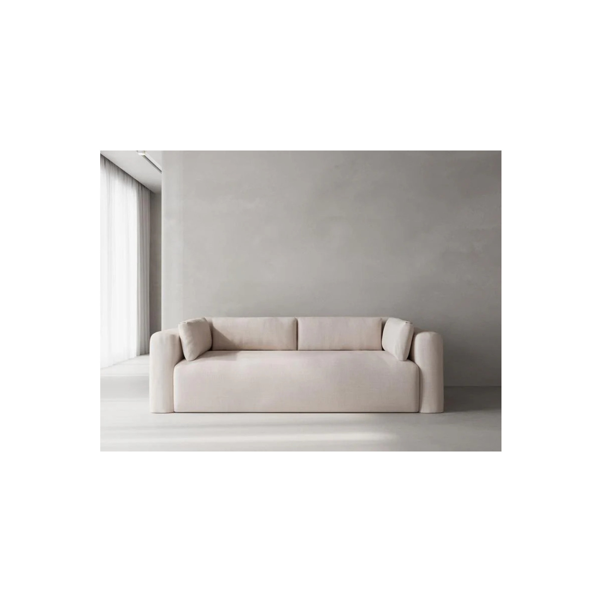 Freddie Sofa, 3, Nevis Ivory