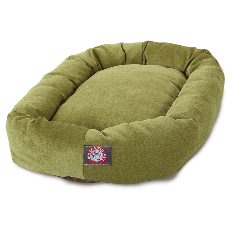 Lit ovale pour animal de compagnie, Pomme, Moyen (l 18 po x P 32 po x H 7 po)