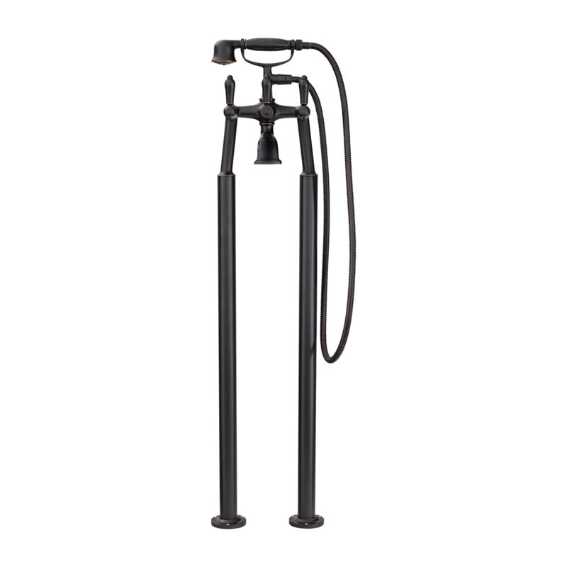 Floor Mounted Tub Spout, Tuscan Bronze