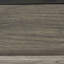 Foyer rectangulaire au propane de 56 po, 50 000 en béton avec style de bois gris - réchauffez votre espace extérieur au propane