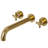 Two-Handle 3-Hole Wall Mount Roman Tub Faucet Bathroom Tub Spout-111290441