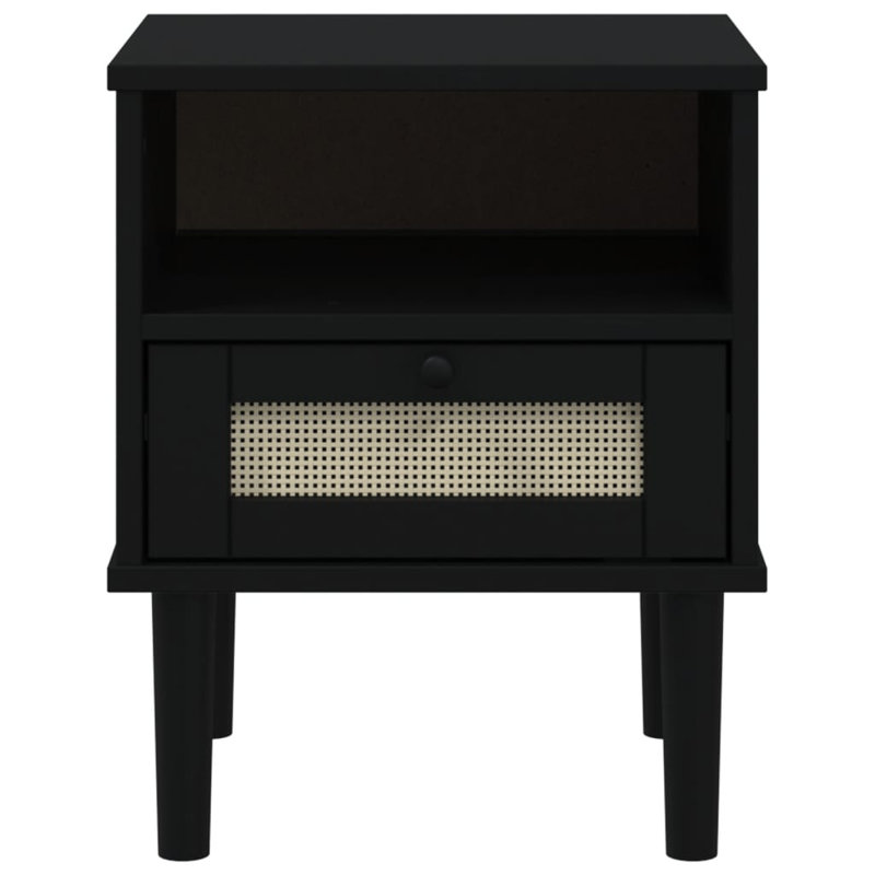 Table de chevet Alroy, Noir