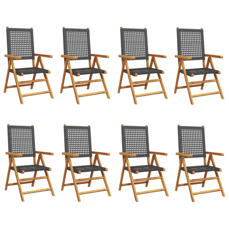 Indre Patio Dining Accent Chair, Black