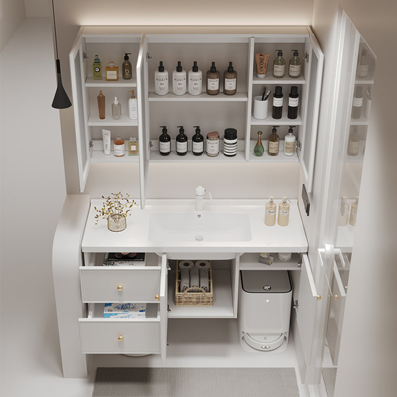 Modern French minimalist bathroom cabinet