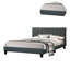Lit plateforme double tapissier baies