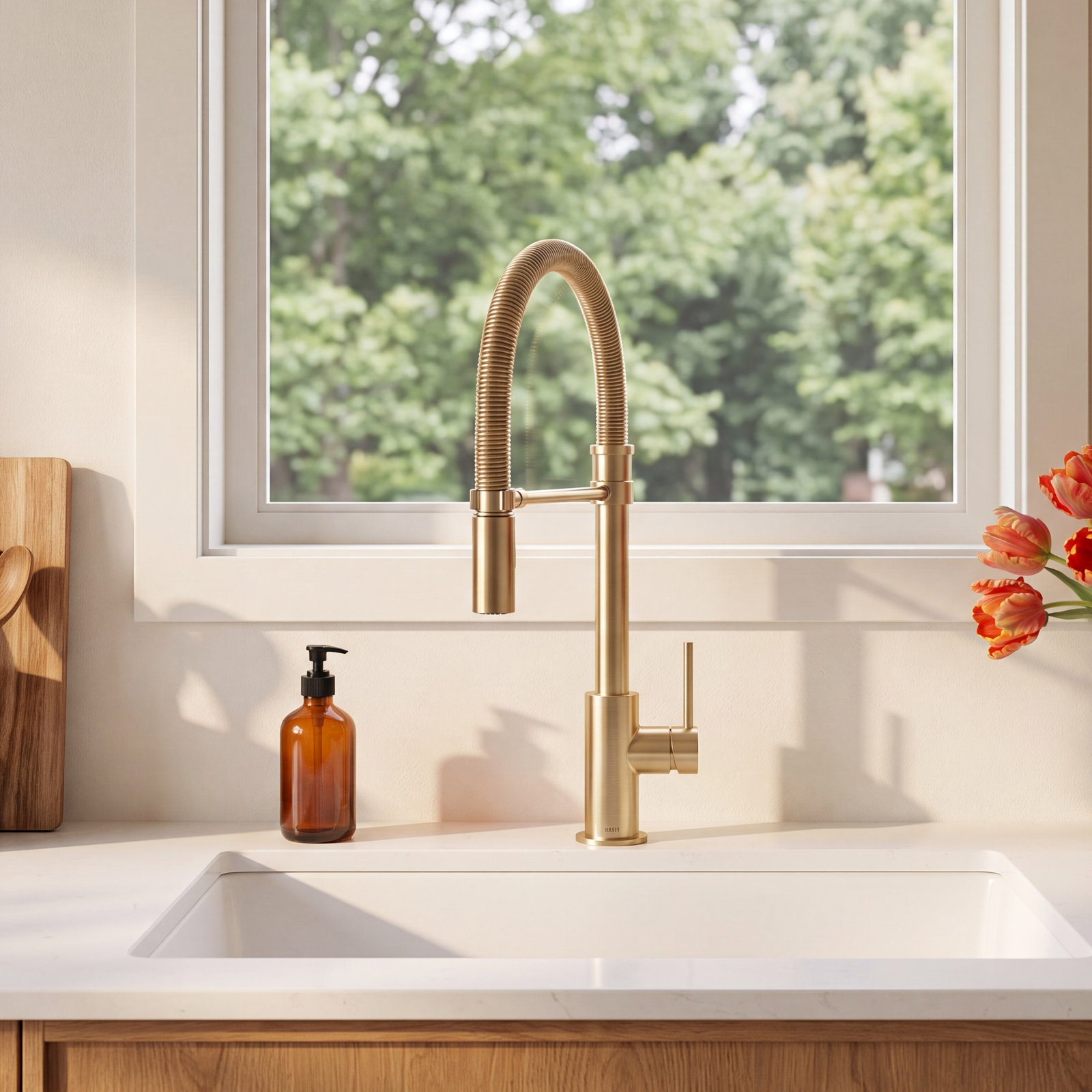 Trinsic Pro Commercial Pull-Down Faucet, Champagne Bronze