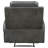 Asle Upholstered Track Arm Recliner Grey