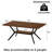 63 Inch Rectangle Round Corner Dining Table With Storage Shelf For 4-6-961274887