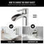Robinet de lavabo de salle de bain monotrou à poignée simple Niko-28294655-14765322