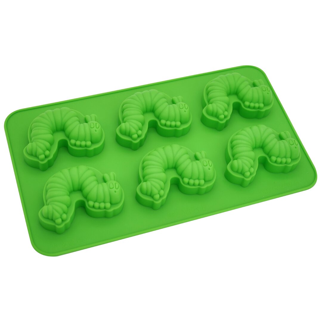 Muffin baking tin caterpillar glutton silicone