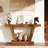 Console Sofa Table, 2-Tier Farmhouse Narrow Behind Couch Sofa, Extra-Long Accent Entryway Table-1824700393