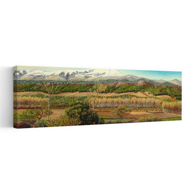 Paysage de campagne champêtre