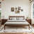 14"H Heavy-Duty Easy Assembly Solid Wood Bamboo Platform Bed Frame with Headboard Metal Slats-1225217759-1209602965
