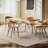 55.1" Acrylic Base Dining Table