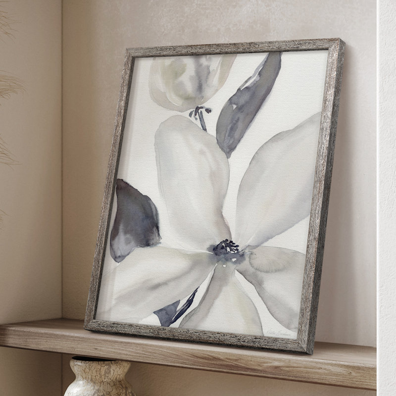 Reproduction d'art encadrée - Day solid Bloom II - bois massif 46824, H 30 po x l 24 po