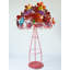 Bouquet de fleurs en métal et champignon
