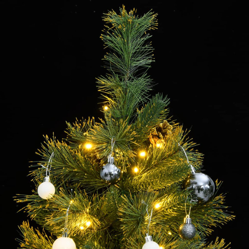 Arbre de Noël artificiel éclairé, 3,9 pi