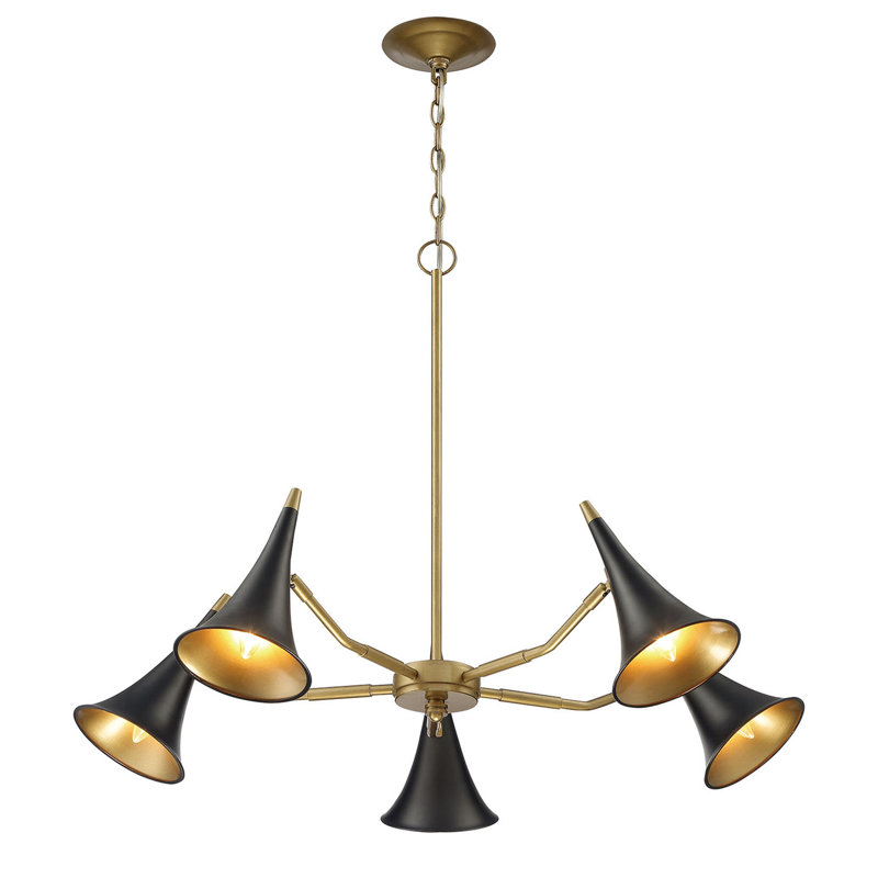 Clarion 5 - Light Dimmable Empire Chandelier