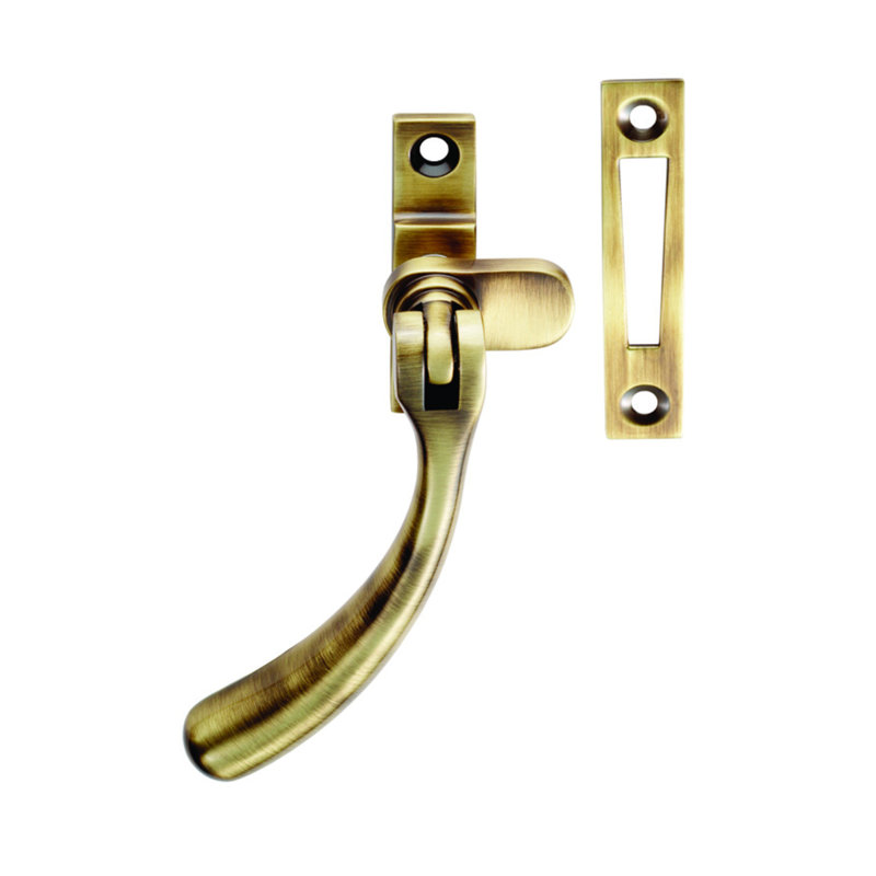 Gunulf Bulb End Casement Fastener Door, Florentine Bronze