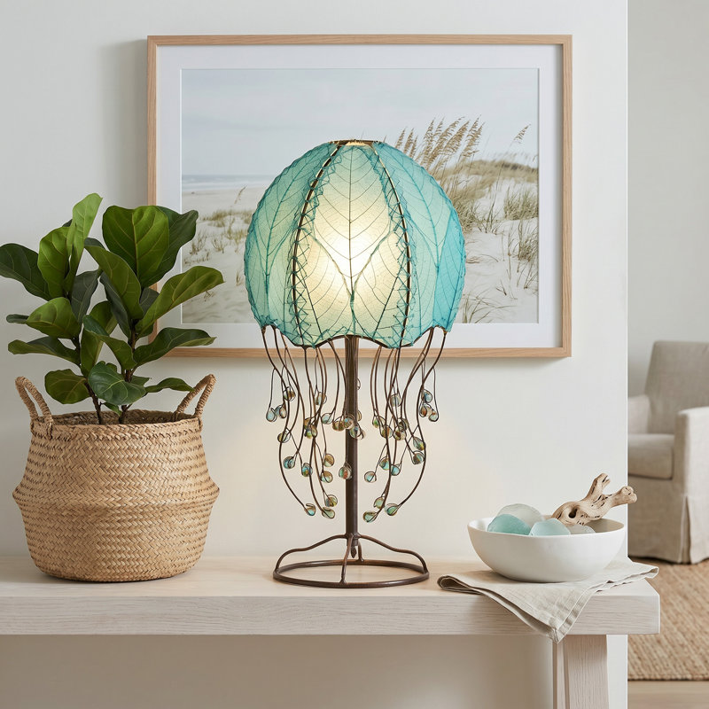 Vestfold Metal Novelty Lamp, Sea Blue