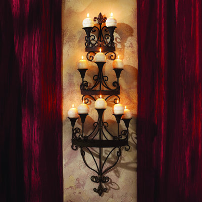 Carbonne Candle Chandelier Wall Sconce