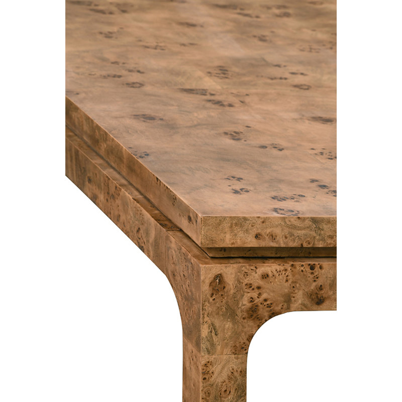 Table de salle à manger moderne, Bois brun foncé