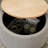 Round Storage Ottoman, 2 In 1 Function, Work As End Table And Ottoman (25.5"X25.5"X14.5")-1674029670