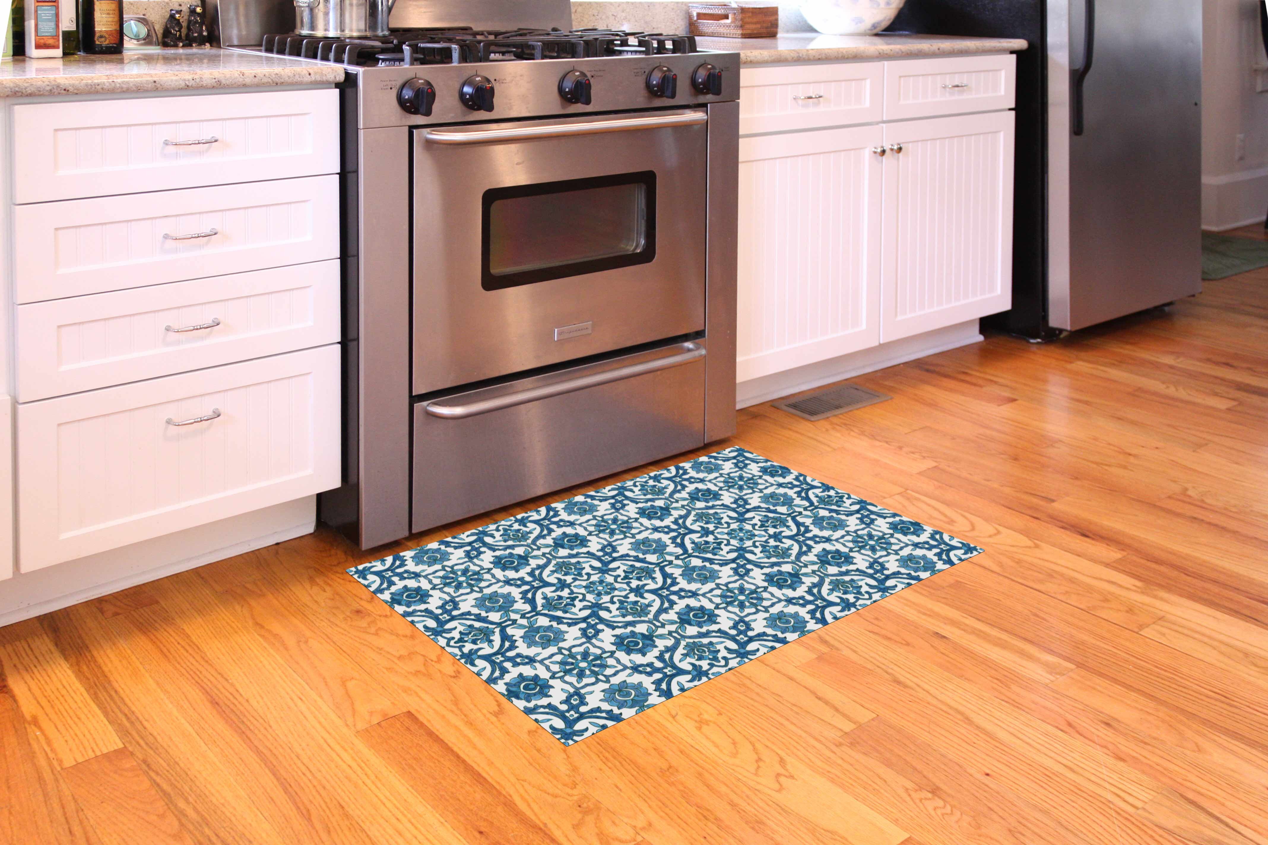 Matterly Un-Rug Damascus Low Profile Kitchen Mat by Matterly & Reviews ...