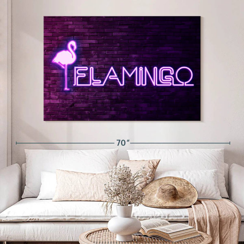 Brampt Flamingo, 34" H x 51" W