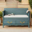 Banc de rangement à couvercle rabattable rembourré-673062128