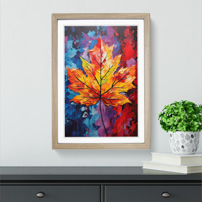 Leaf Expressionism No.2 - Framed Print