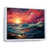 White Floater Framed