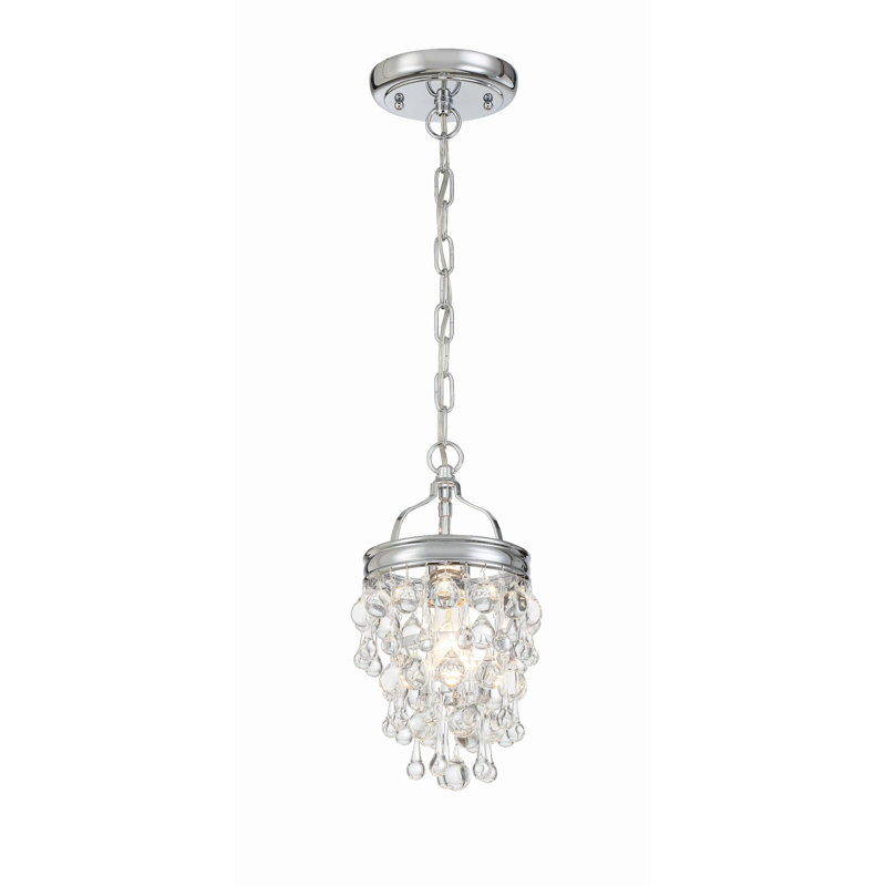 Luminaire suspendu à 1 lumière Alto, Chrome poli