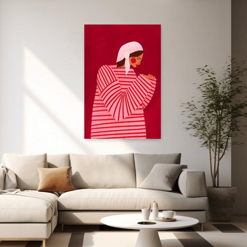 Art contemporain, art contemporain abstrait, H 60 po x l 40 po
