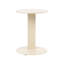 VANZAGO Round Steel Outdoor Side Table - 40 cm W 40 cm D