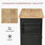 Îlot de cuisine sur roulettes (tabouret non inclus)-997578230