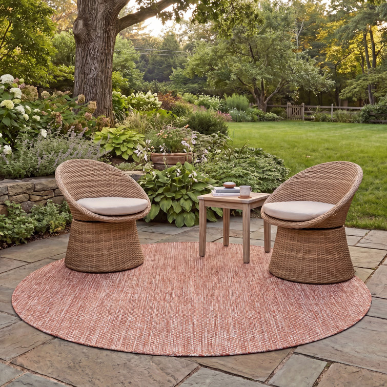 Castlebourne Red/Beige Area Indoor/Outdoor Area Rug