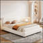 Lit plateforme tapissier Boucle