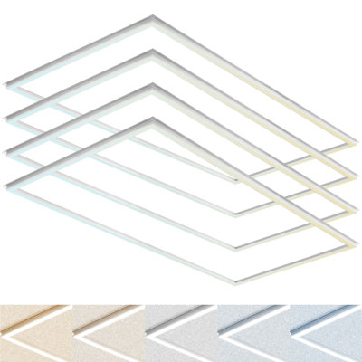 Dimmable Rectangle Flat Panel Ceiling Light