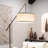 Hudson 70 in. Modern Height-Adjustable LED Tall Standing Floor Lamp with Beige Fabric Drum Shade-62954038