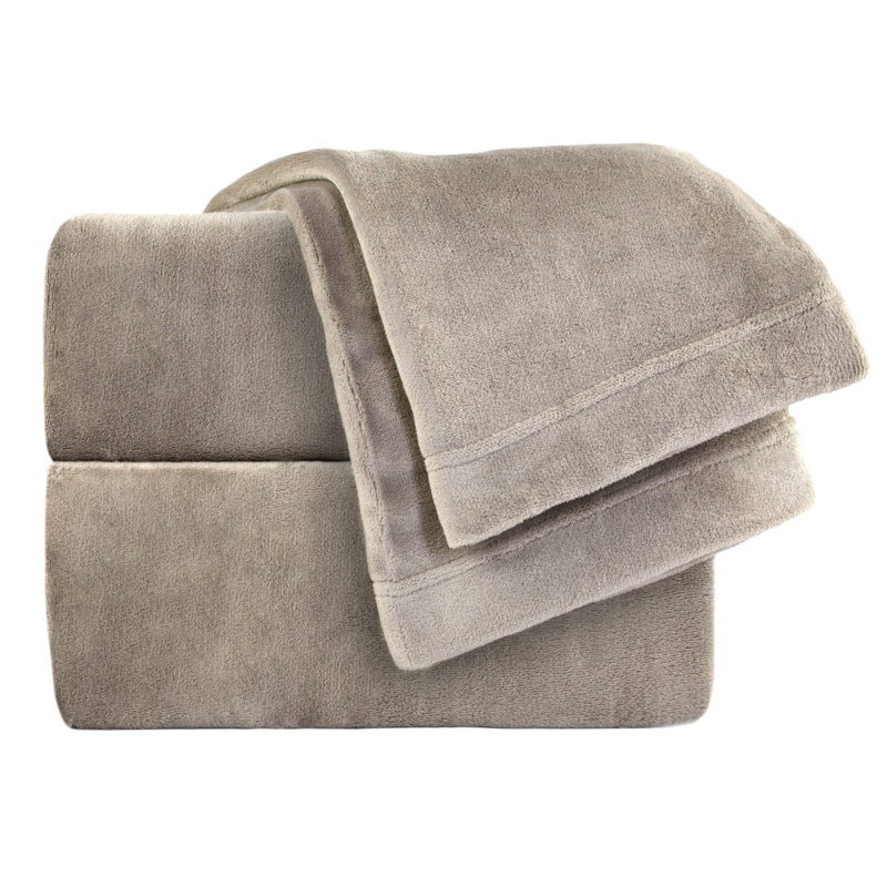 Polyester Machine Woven Sheet Set, King, Taupe