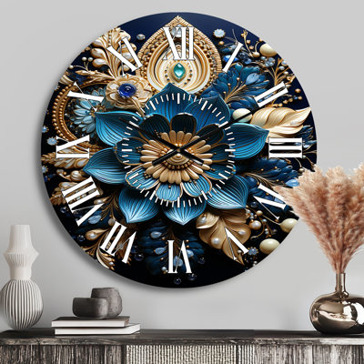 Hinduisim Art Sacred Om - Hinduisim Face Wall Clock