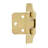 Self-Closing Semi-Concealed 1/4" overlay Face Frame Self-Close - Polished Brass - Cabinet Door Hinges (Set of 10)-9114301-125019542
