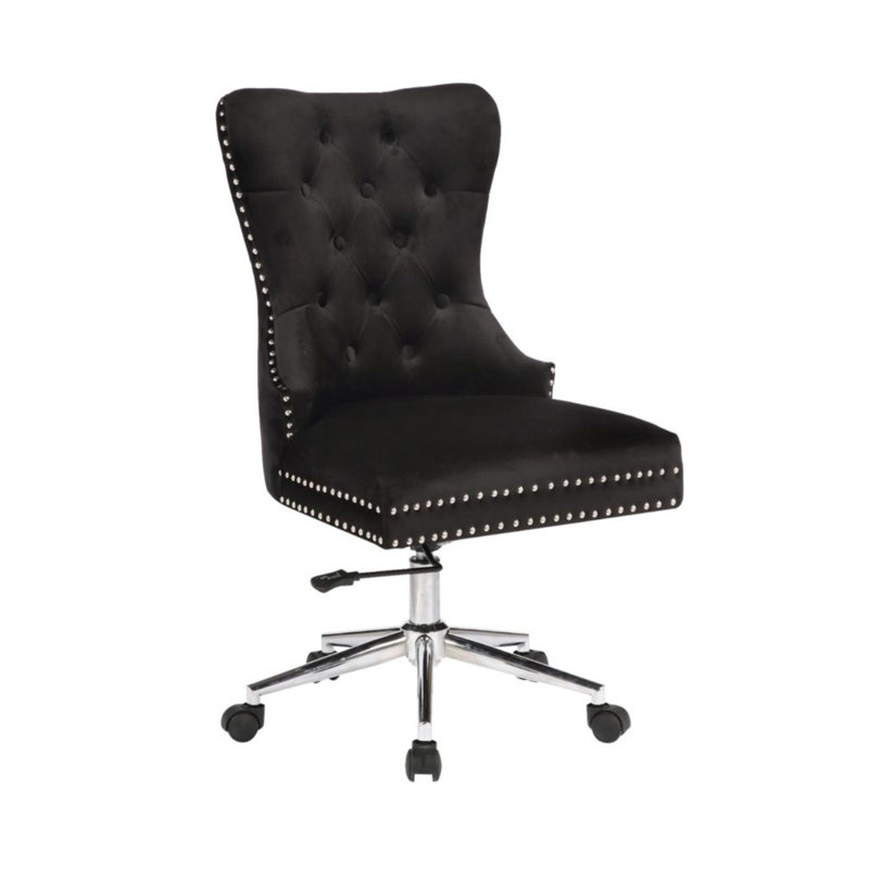 Chaise de bureau Brambach, Noir