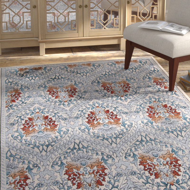 Bleu tapis Shawny, Rectangle 9 pi 2 po x 13 pi 2 po