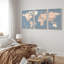 Carte du monde «Blue Global Antique Atlas-119395348-87392625-87392623